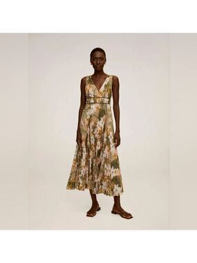 MANGO Floral Print Dress